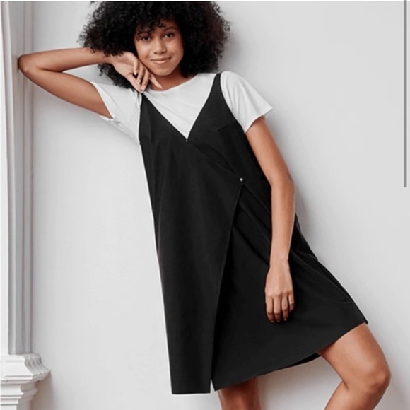 ADAY Over In One Wrap Dress Black - Picture 3 of 8